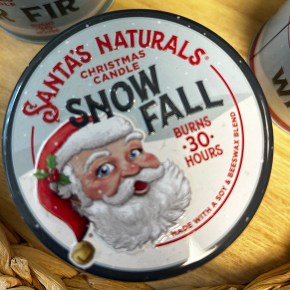 Santa’s Natural 9oz Candle Set - Picture 2 of 4